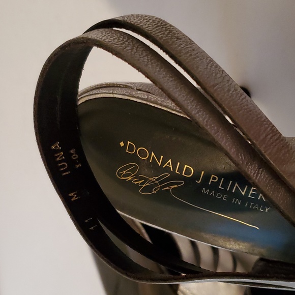 Donald Pliner strappy leather heels, size 11 - Picture 3 of 6